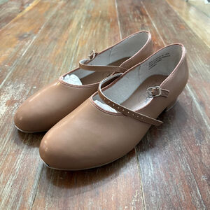 Revolution Tap Dance Shoes Tan Nude Womens 12.5
